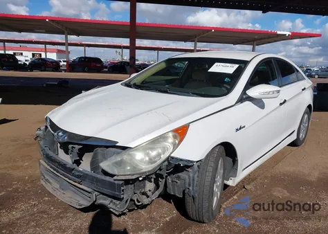 2013 Hyundai Sonata Hybrid из США, поврежденный, VIN KMHEC4A42DA088194